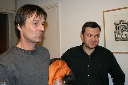 Nicolas Hulot et Pierre Vallet